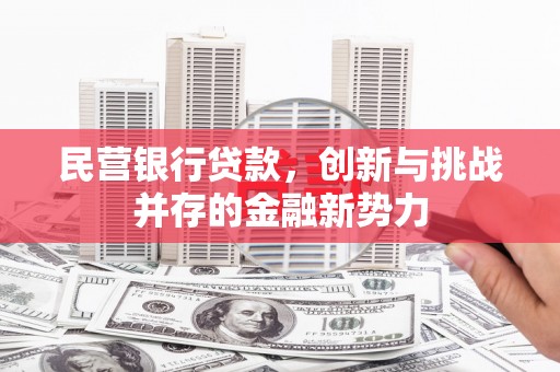 简阳民营银行贷款，创新与挑战并存的金融新势力