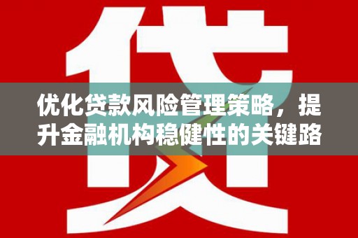简阳优化贷款风险管理策略，提升金融机构稳健性的关键路径