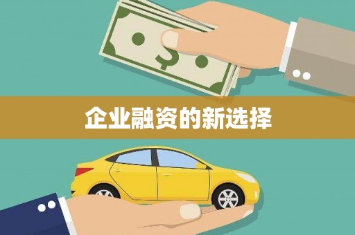 简阳企业融资的新选择