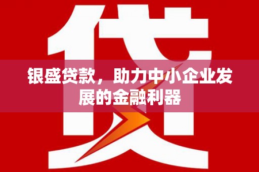 简阳银盛贷款，助力中小企业发展的金融利器