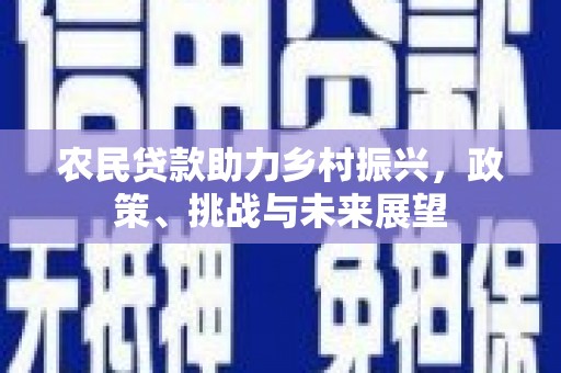 简阳农民贷款助力乡村振兴，政策、挑战与未来展望