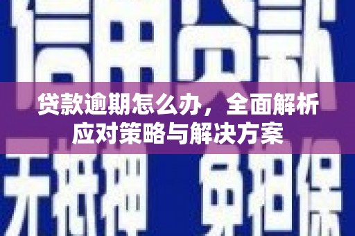 简阳贷款逾期怎么办，全面解析应对策略与解决方案